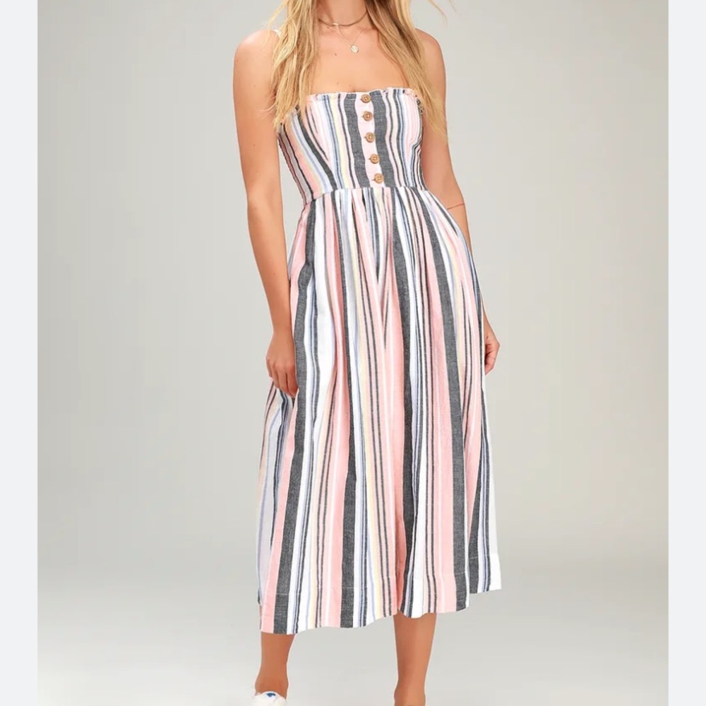 Free People Lilah Striped Sundress